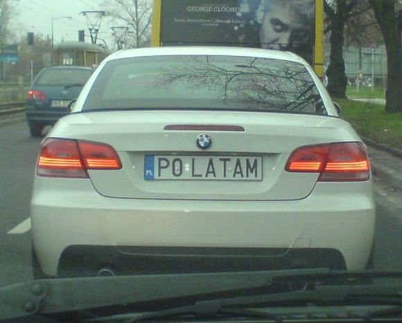 Najciekawsze tablice rejestracyjne z Polski [galeria] 32