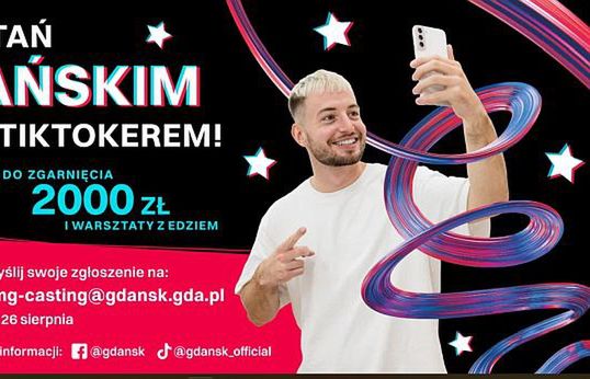 Gdańsk szuka miejskiego tiktokera. Twarzą akcji Piotr „Edzio” Bylina