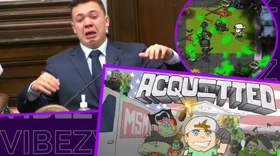 "Acquitted" to gra, w której jako Kyle Rittenhouse strzelasz do zombie z tęczowymi włosami