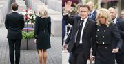 Brigitte Macron w spódniczce składa wieniec przed Pomnikiem Pomordowanych Żydów Europy (ZDJĘCIA)