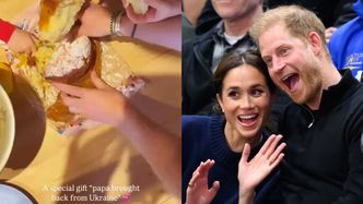 Meghan Markle pokazała podarek, który Harry przywiózł jej i dzieciom z Ukrainy. Do nagrania załapała się też Lilibet. Fajna rodzinka?