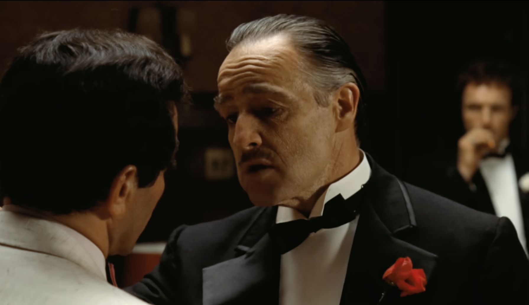 Marlon Brando w "Ojcu chrzestnym"