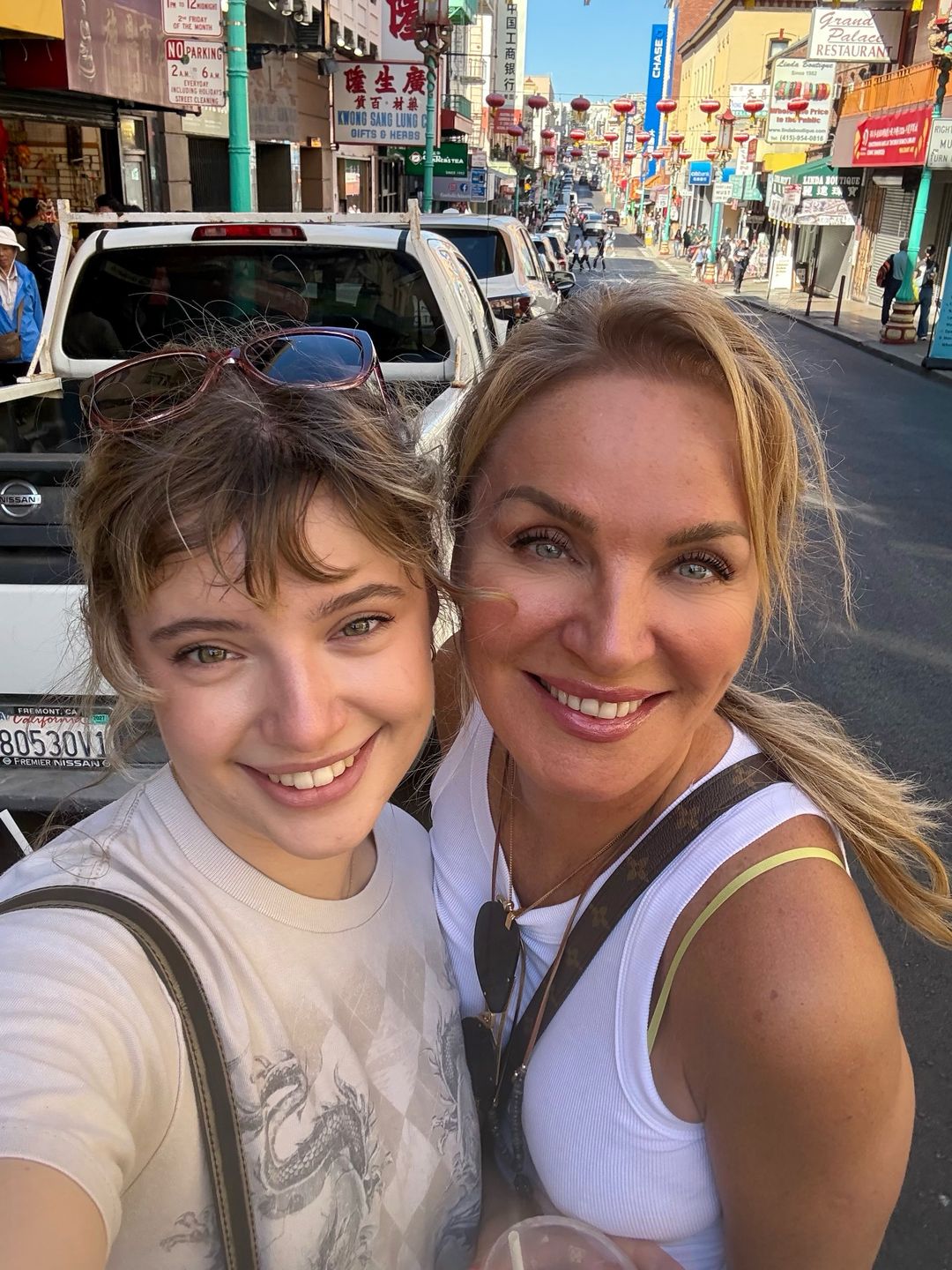 Eva Halina Rich z córką Lily