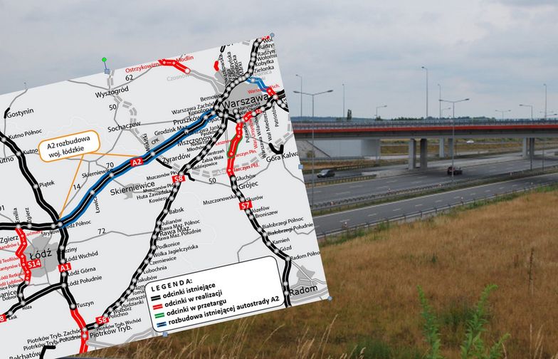 Rozbudowa autostrady A2 się opóźnia przez brak pieniędzy? Ministerstwo zabrało głos