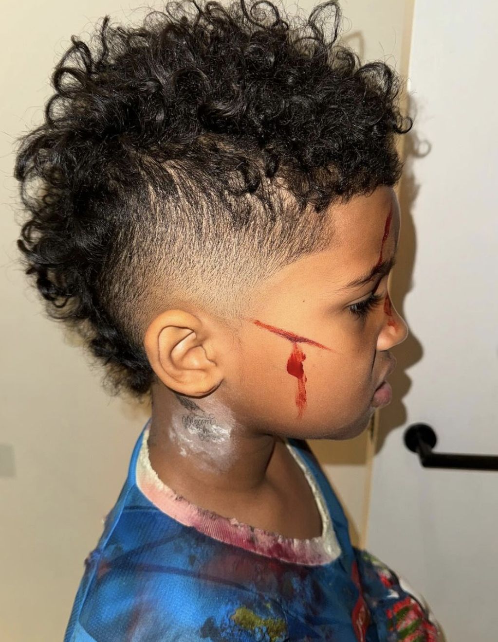 Neymar docenił halloweenowe przebranie siedmioletniego syna Kim Kardashian