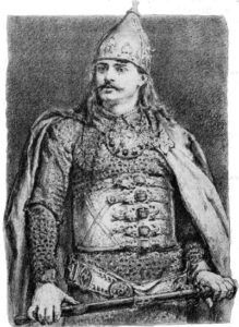 Bolesław Krzywousty. Rysunek Jana Matejki
