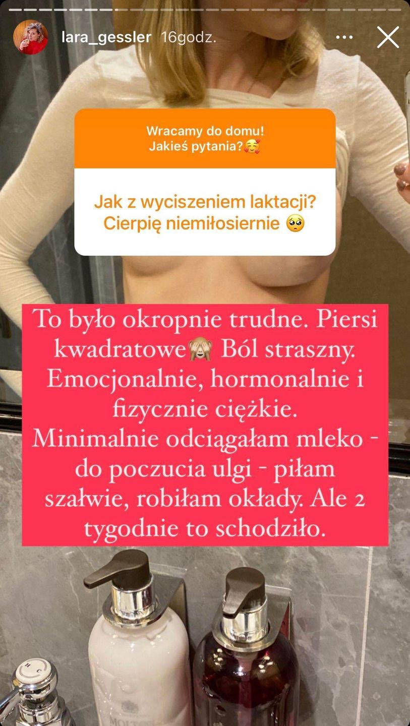 Lara potrafi szczerze powiedzieć, jak się czuje
