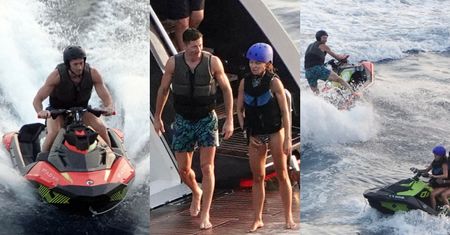 Anna i Robert Lewandowscy szaleją na skuterach wodnych podczas wakacji na Capri (ZDJĘCIA)
