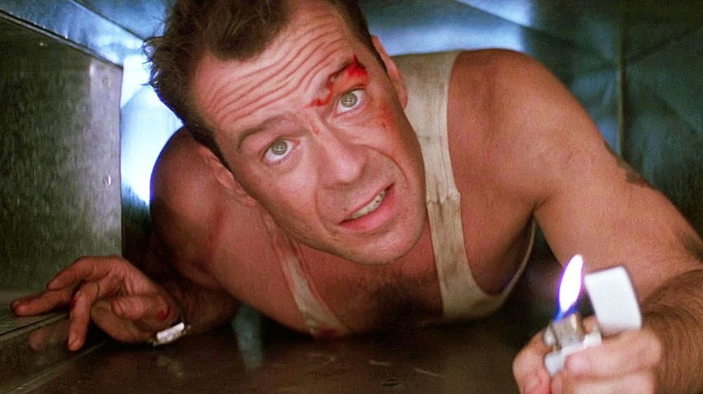 Bruce Willis w "Szklanej pułapce" z 1989 r.
