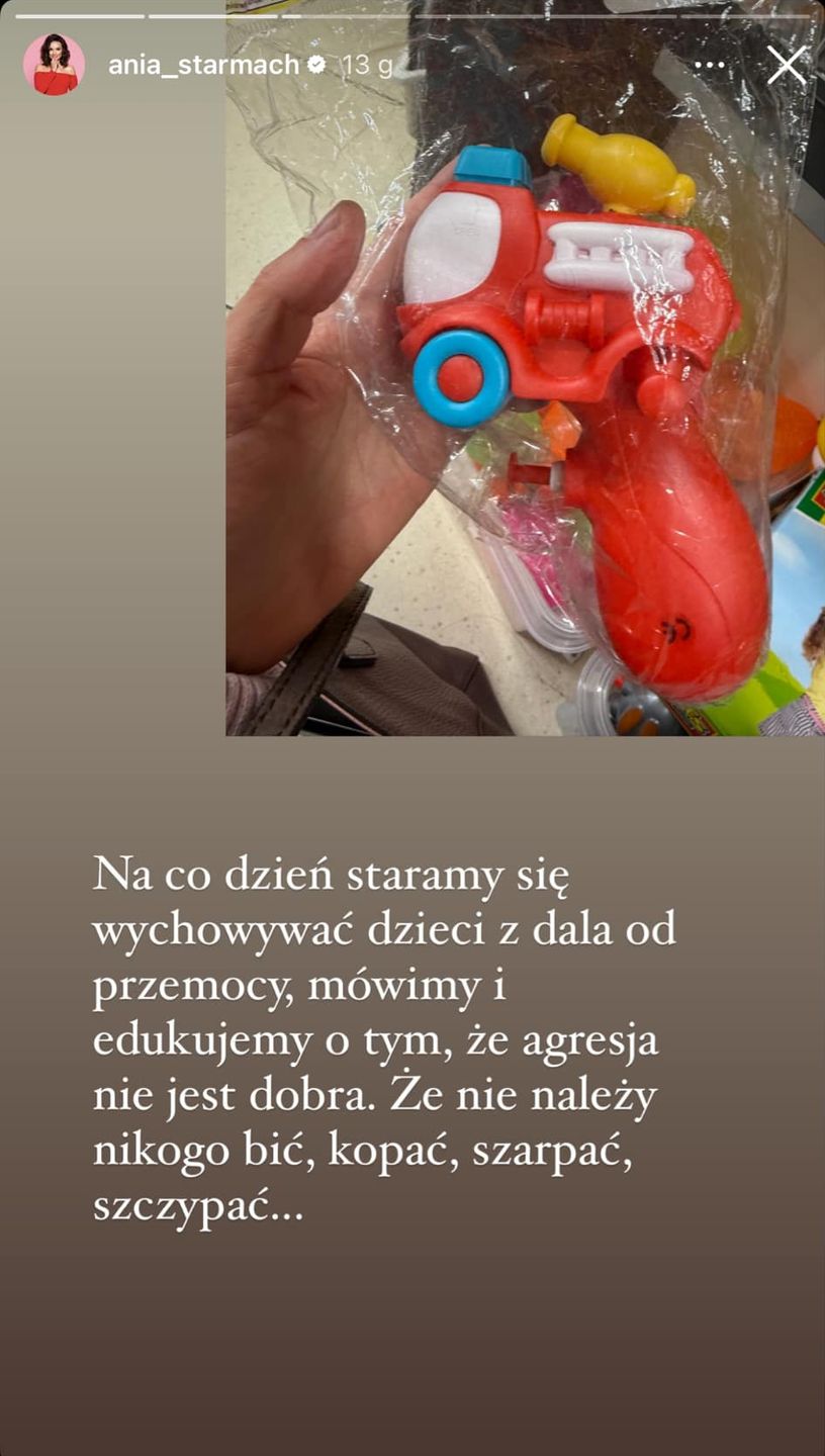 Ania Starmach wypowiada wojnę zabawkowej broni