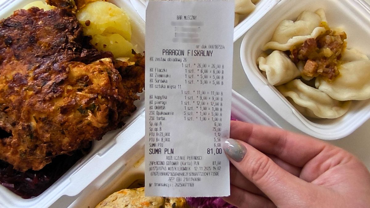 Obiad w barze mlecznym 