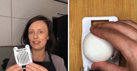 Włożyłam pieczarkę do krajalnicy do jajek. Takiego efektu się nie spodziewałam