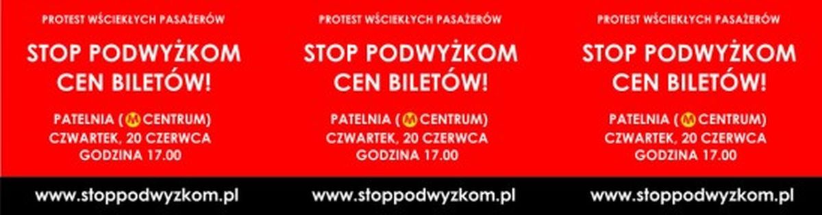 Protest wściekłych pasażerów