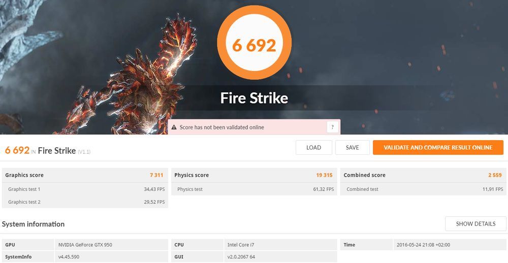 ASUS X99-Deluxe II - test 3DMark Fire Strike