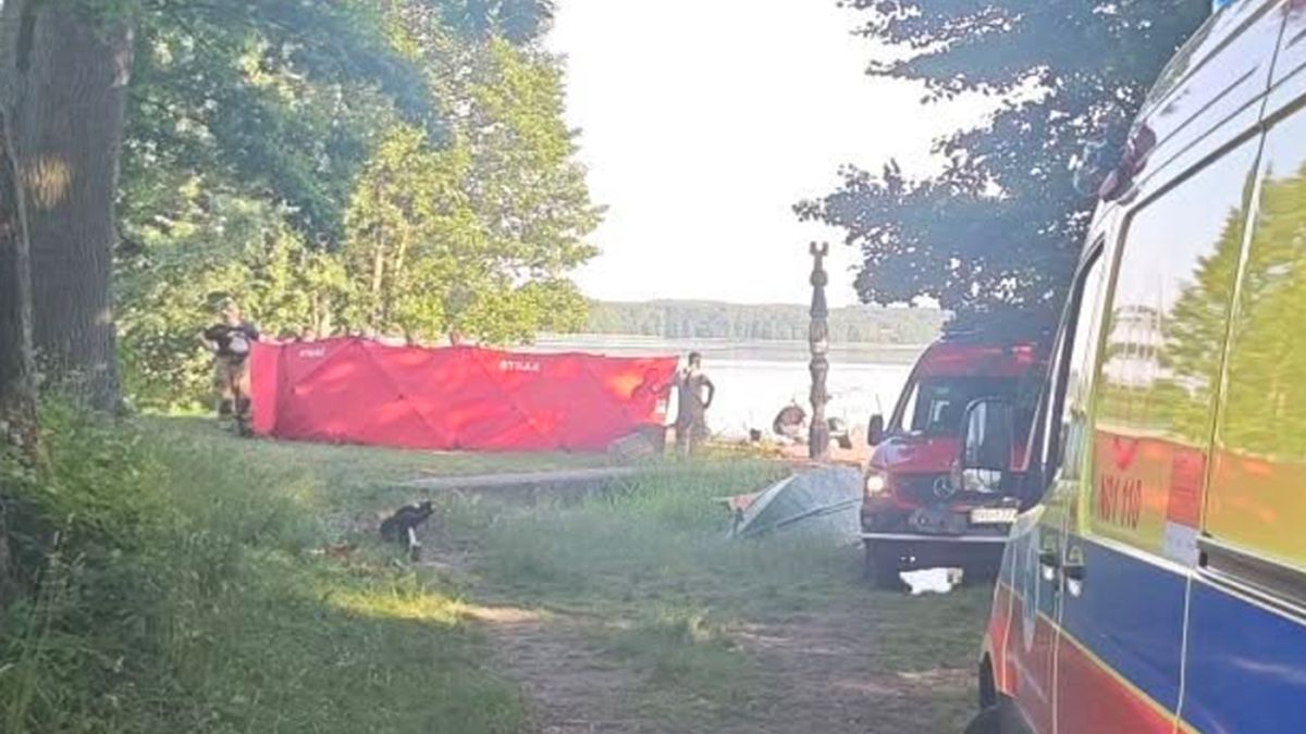Tragedia na jeziorze Lampackim.