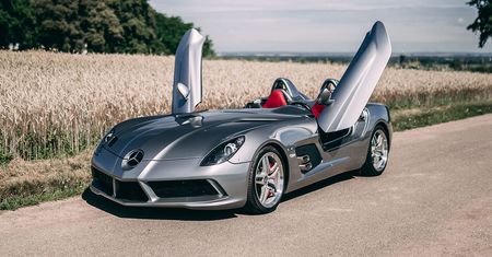 Unikatowy mercedes SLR mclaren stirling moss na sprzedaż. Powstało tylko 75 sztuk