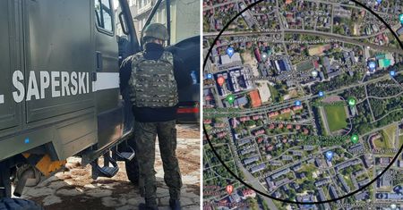 Strefa ewakuacji w Zielonej Górze. Znaleziono bomby lotnicze