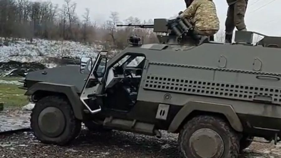 Trening ukraińskich żołnierzy z wykorzystaniem polskiej Oncilli