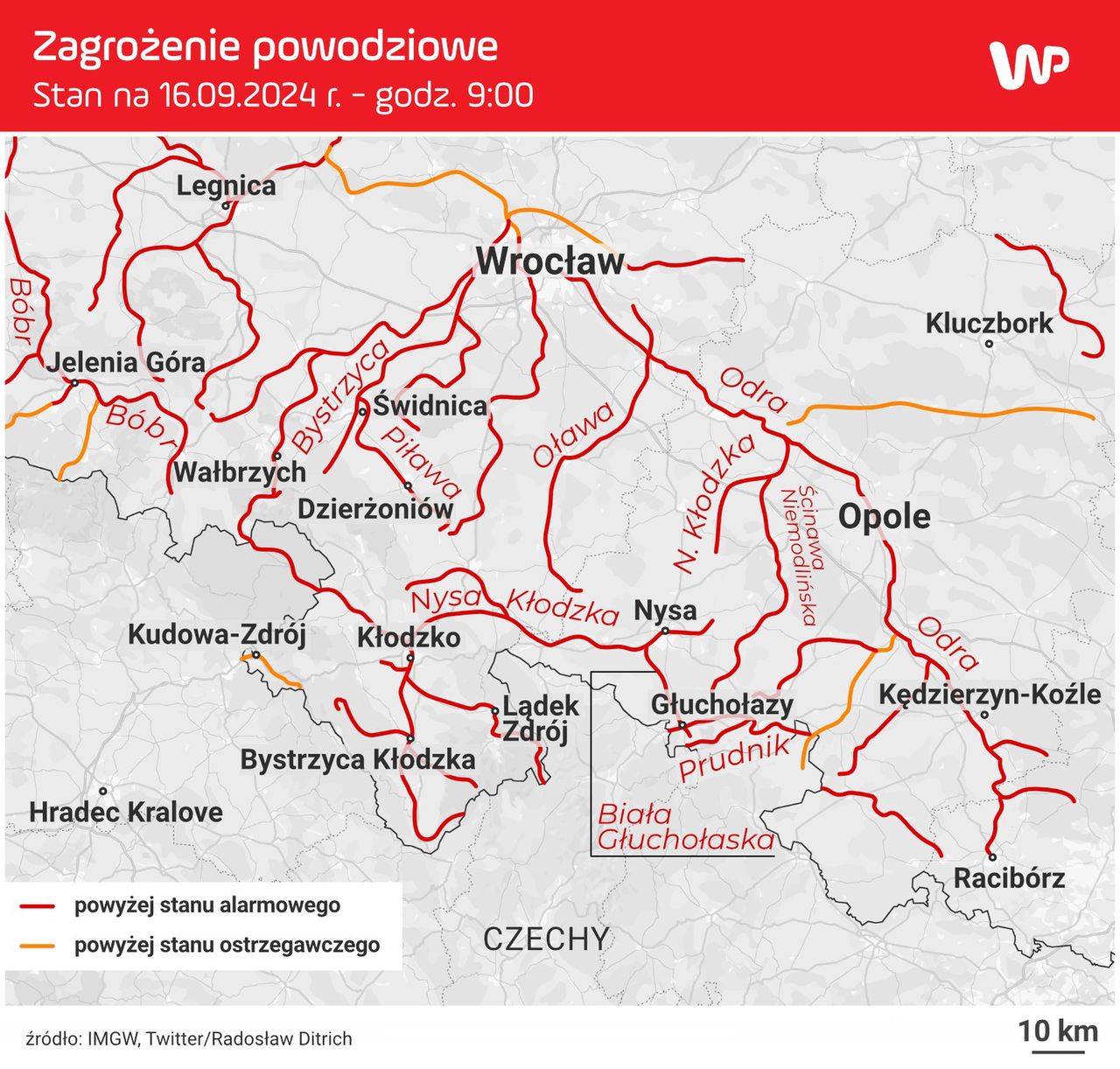 Powódź w woj. dolnośląskim i opolskim