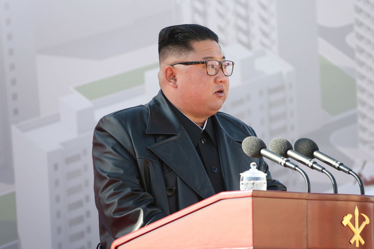 Dyktator Korei Północnej Kim Dzong Un 