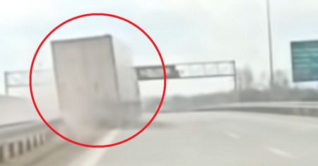 Po pijaku jechał TIR-em na S8. Jego wybryk nagrała kamera