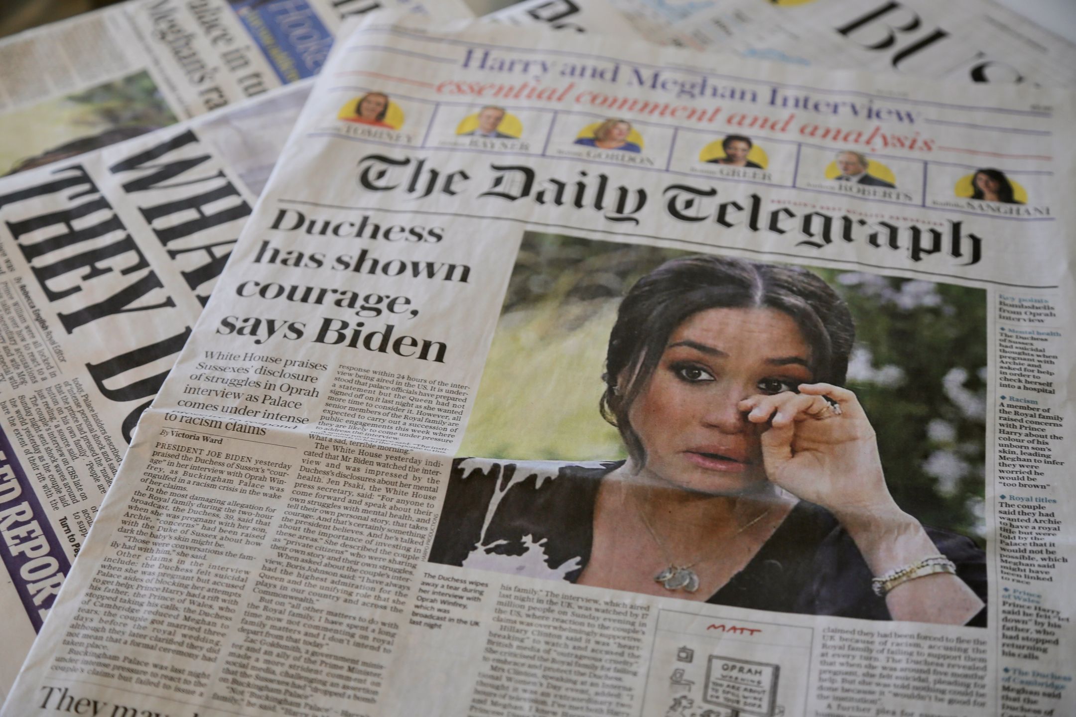 Meghan Markle ociera łzę w wywiadzie dla Oprah