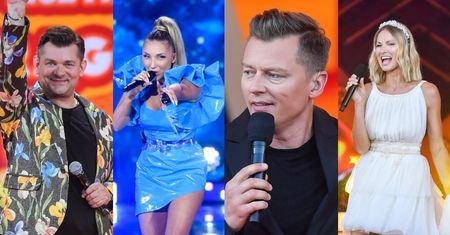 Gwiazdy TVP wiją się na scenie "Wakacyjnej Trasy Dwójki": Cleo, Zenek Martyniuk, Rafał Brzozowski i inni (ZDJĘCIA)