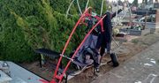 Tragiczny wypadek motoparalotni w Sędzinie. 64-letni pilot zginął po upadku na cmentarz