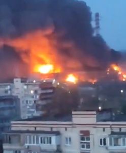 Płonie jedna z największych elektrowni w Ukrainie. "Barbarzyńska wojna Putina"