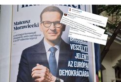 Kontrowersyjne plakaty z Morawieckim. Zareagował nawet Tusk