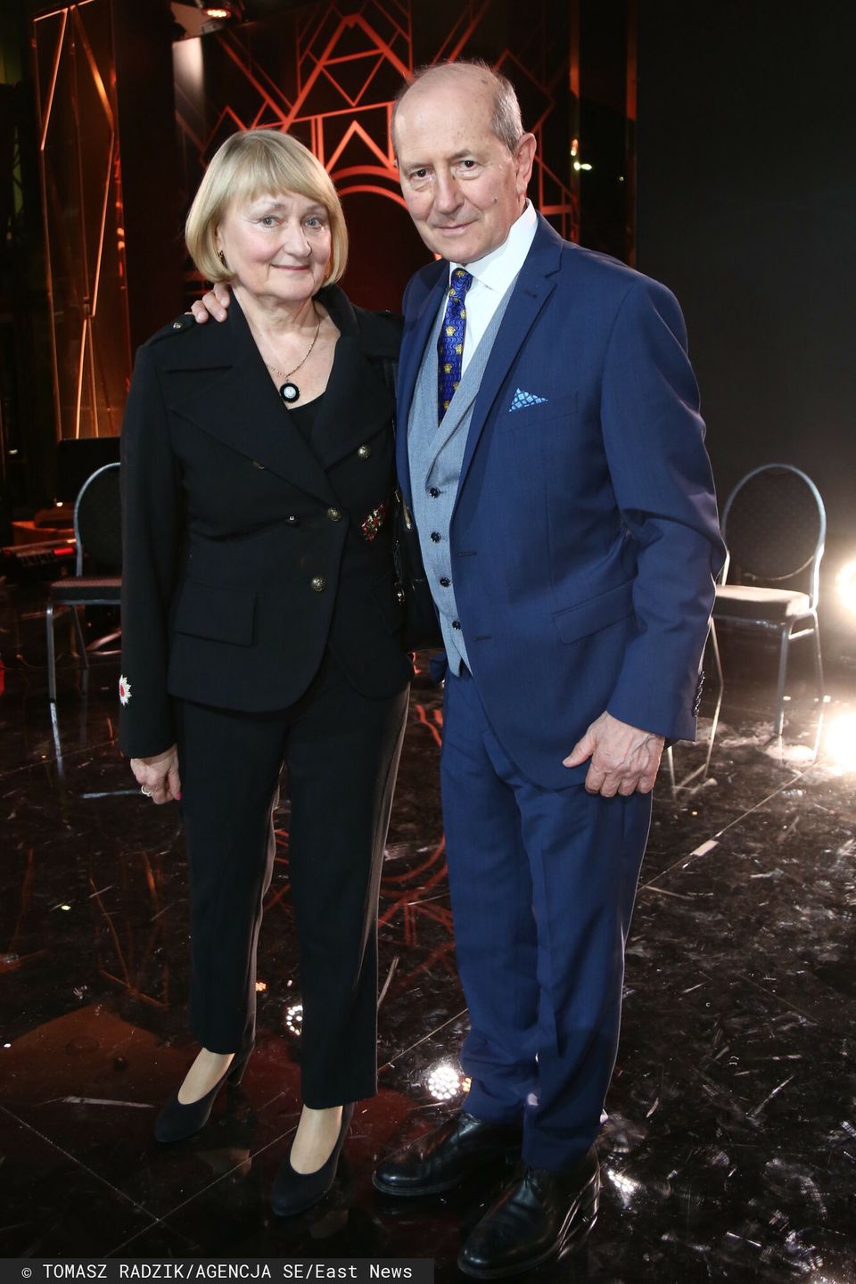 Włodzimierz Szaranowicz z żoną w 2019