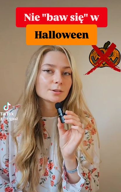 Najjjka ostrzega przed Halloween (TikTok)