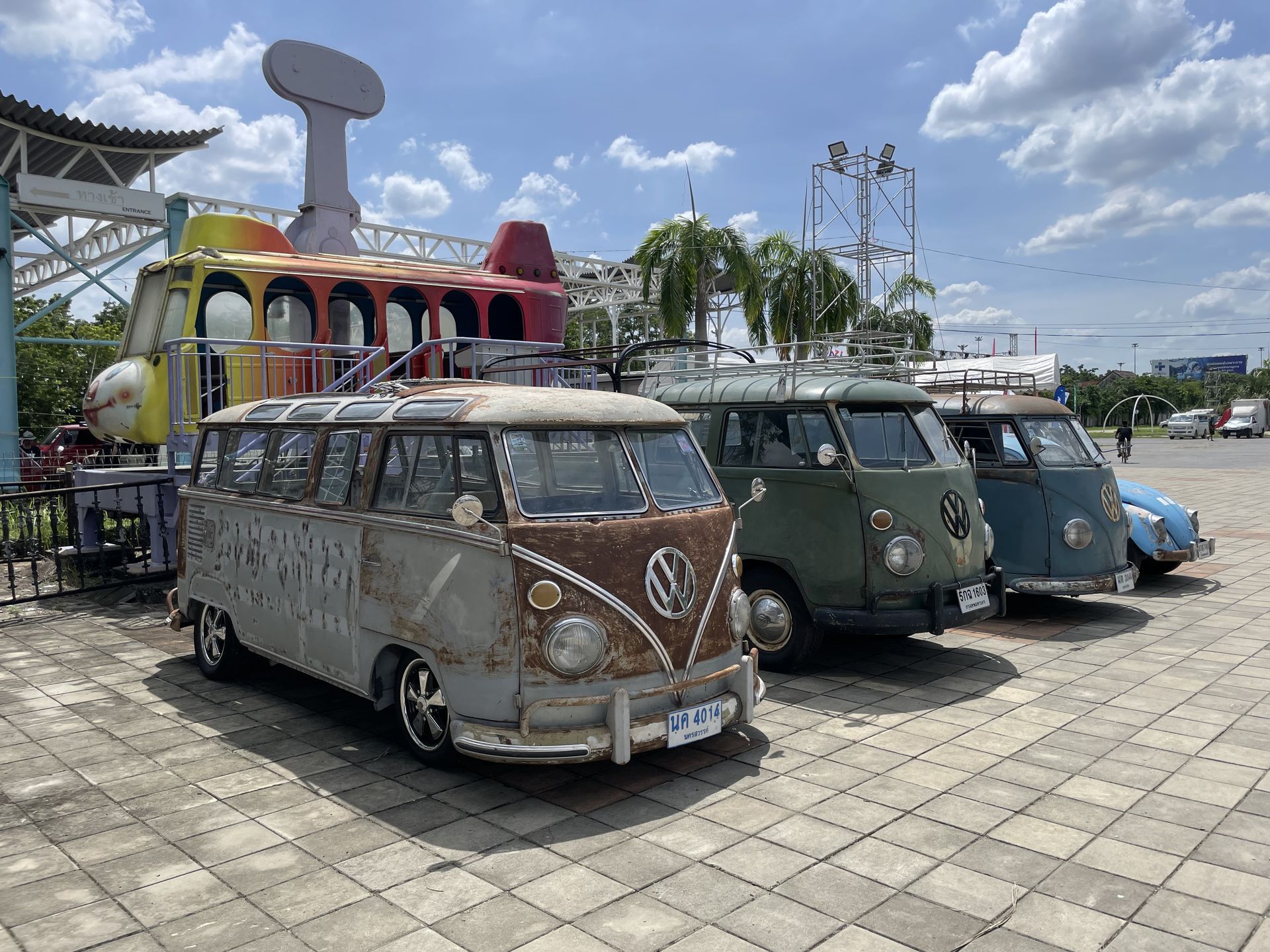 Zlot klasycznych volkswagenów w Tajlandii