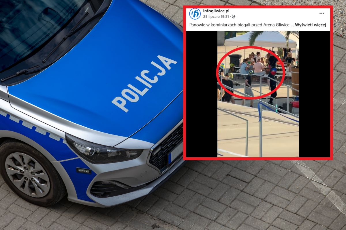 "Panowie w kominiarkach" na imprezie w Gliwicach. Jest komentarz policji