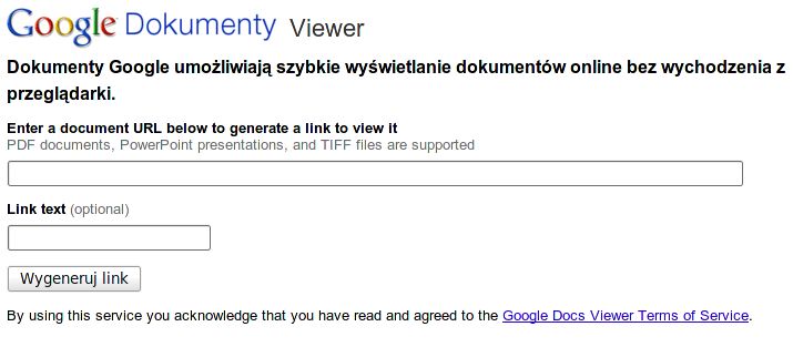 Podgląd dokumentów online bez instalacji dodatkowego oprogramowania