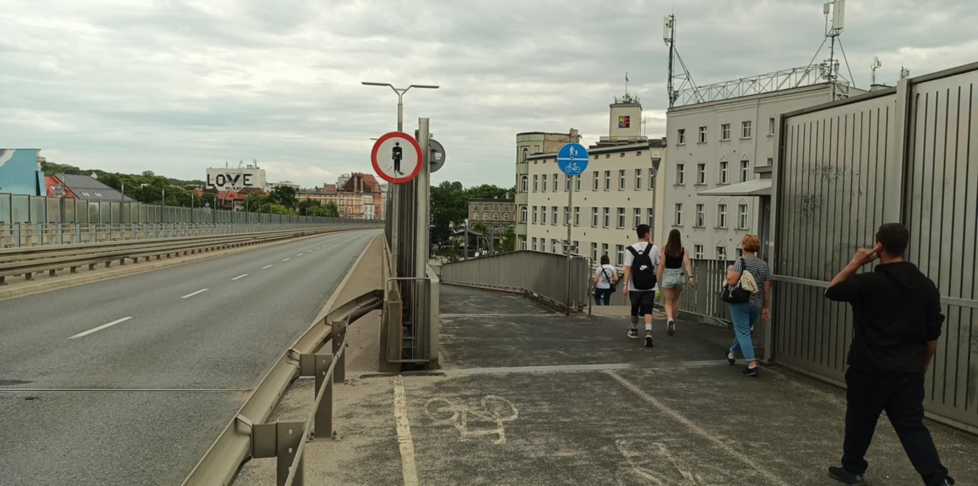 Chorzowska estakada zamknięta