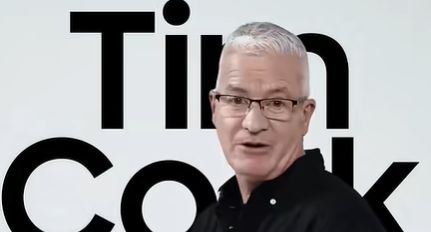 Tim Cook w reklamie Galaxy Fold 8 od Samsunga. Ale to nie ten z Apple.