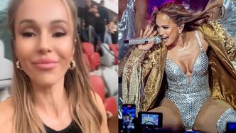 Bawiąca się w VIP-owskiej loży Doda przemówiła podczas koncertu Jennifer Lopez: "BEZ SZAŁU"