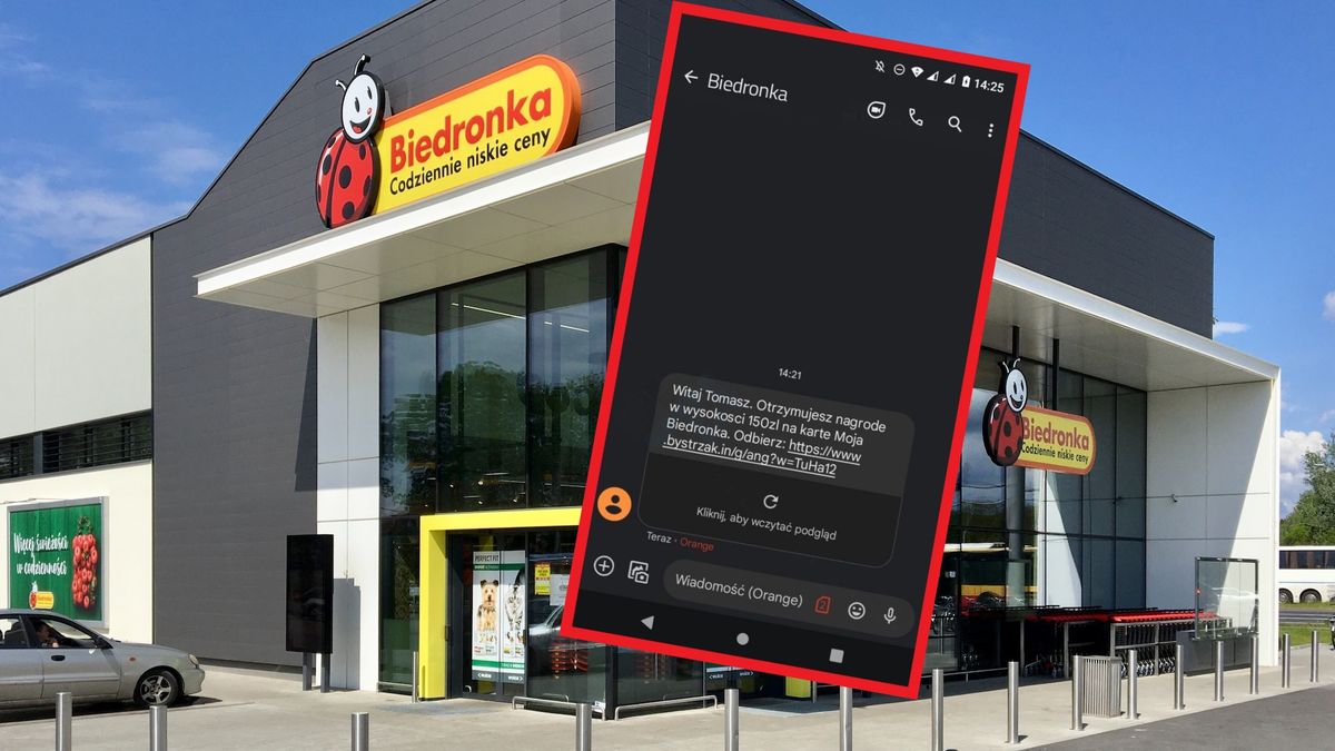 Oszuści podszywają się pod Biedronkę