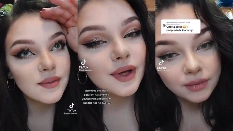 Tiktkerka o nieudanej randce z Youtuberem