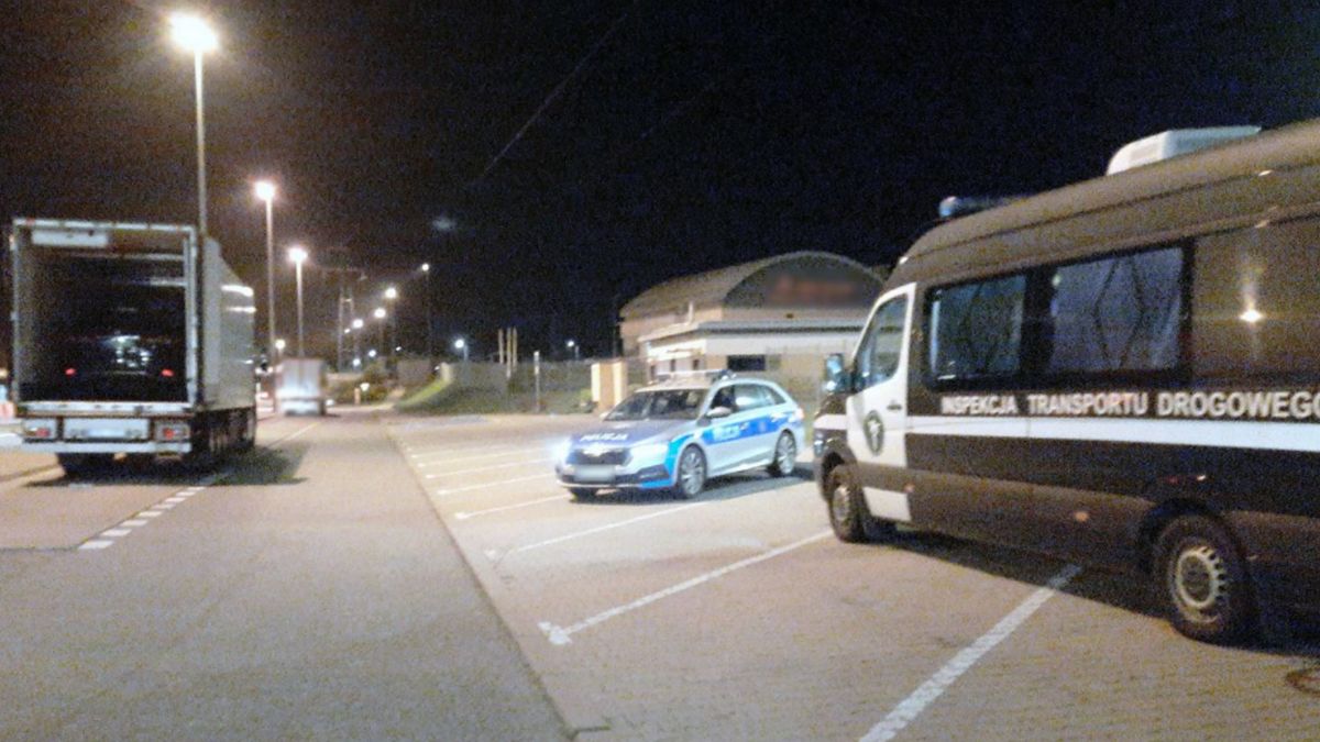 Naczepa skrywała tajemnicę