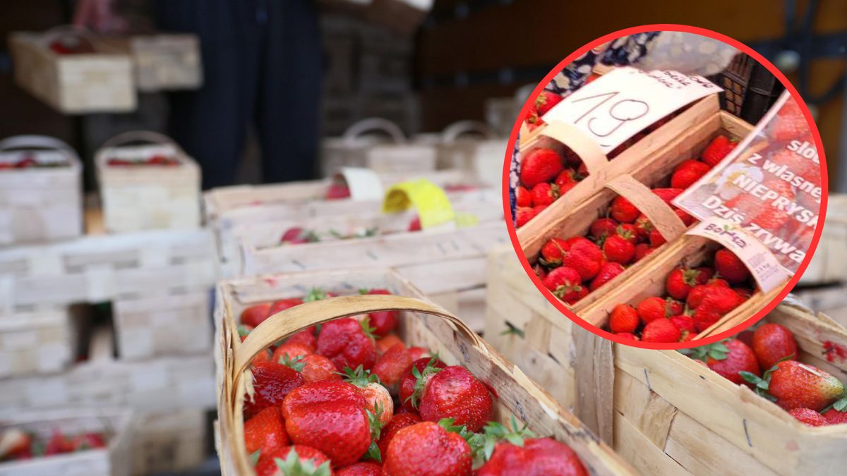 Te same truskawki, miesiąc później. Co zastaliśmy na bazarku?