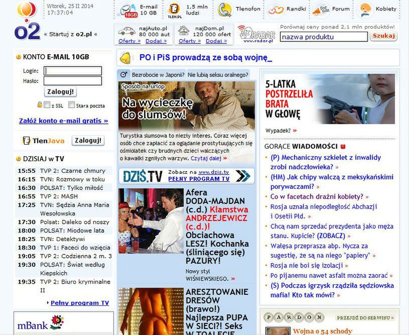 Polski Internet kilka i kilkanaście lat temu. Jak zmieniały się popularne strony? 10