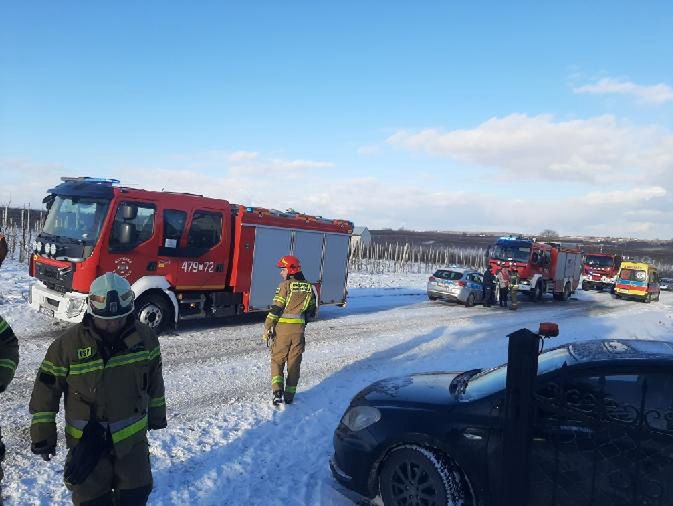 Tragedia w Nasławicach. Jeden mężczyzna nie żyje, drugi trafił do szpitala