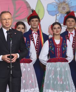 Prezydent wyprawił dożynki. W tym czasie zalewało południową Polskę