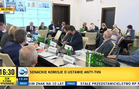 Senackie komisje przeciwko „Lex TVN”, szef Gabinetu Prezydenta zapowiada weto