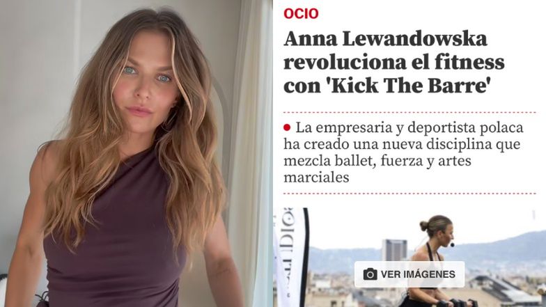 Hiszpański dziennik zachwyca się Anną Lewandowską