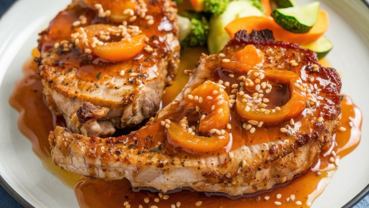 Przekładam plastry mięsa warzywami i wstawiam do piekarnika