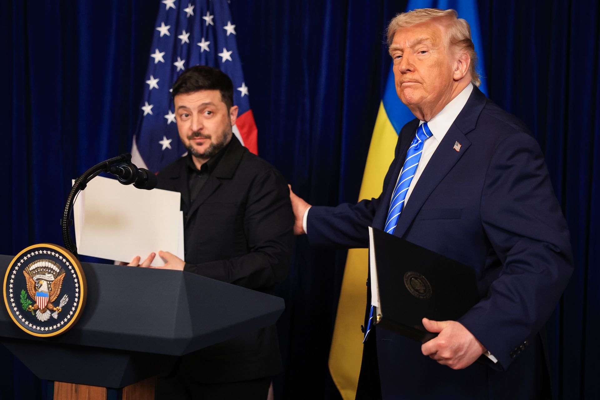 Trump o postępie w rozmowach o pokoju w Ukrainie i napięciach