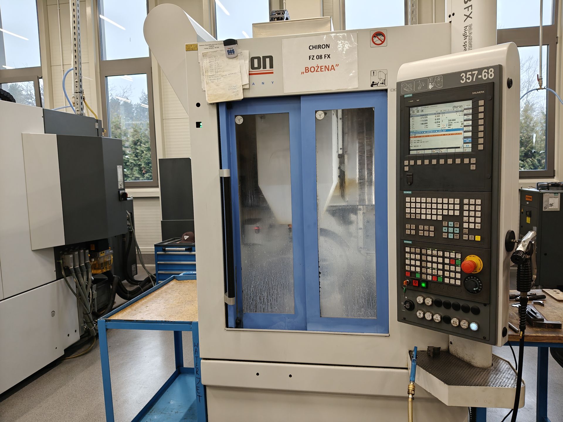 Jedna z wielu obrabiarek CNC w Fabryce Broni "Łucznik".